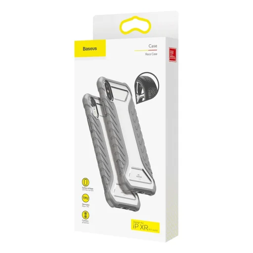 Baseus Michelin designer tok iPhone XR szürke - 15