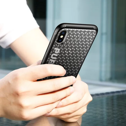 Baseus Parkour tok iPhone X/XS fekete - 8