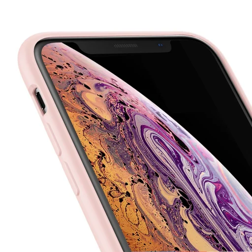 Baseus LSR szilikon tok iPhone X/XS pink - 7