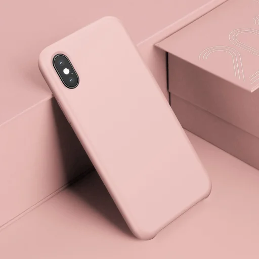 Baseus LSR szilikon tok iPhone X/XS pink - 8