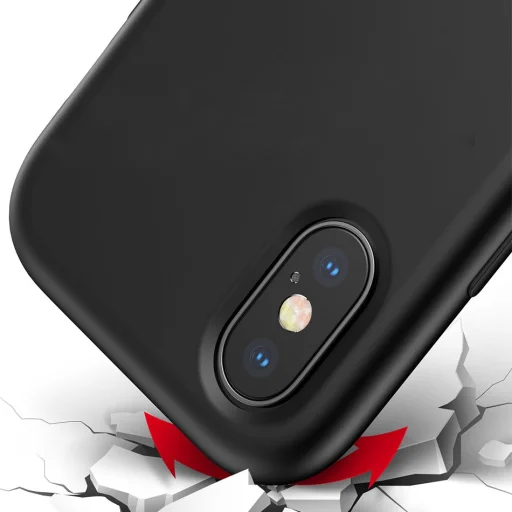 Baseus LSR szilikon tok iPhone XS MAX piros - 14