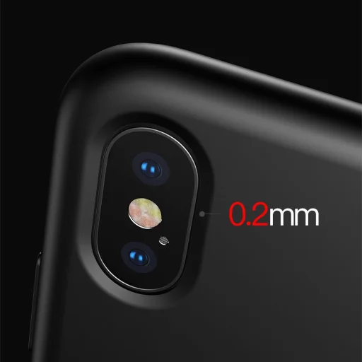 Baseus LSR szilikon tok iPhone XS MAX piros - 17