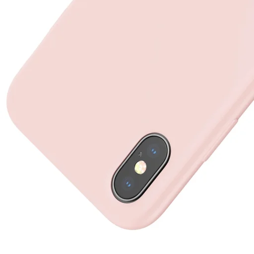 Baseus LSR szilikon tok iPhone X/XS pink - 6