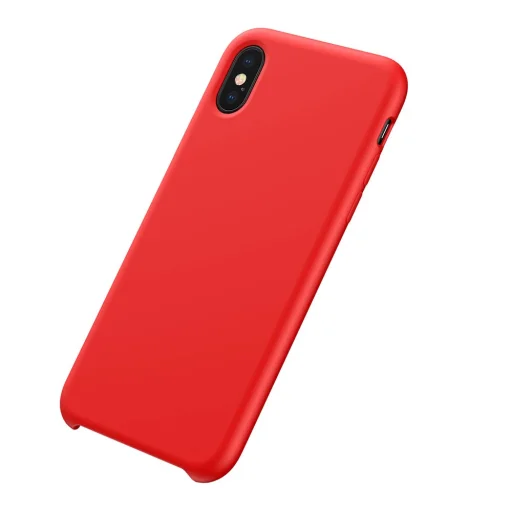 Baseus LSR szilikon tok iPhone XS MAX piros - 2