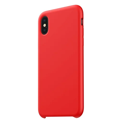 Baseus LSR szilikon tok iPhone XS MAX piros - 1