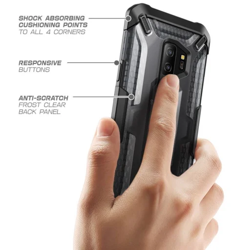 Supcase Unicorn Hybrid Samsung S9 Plus szürke színben - 7