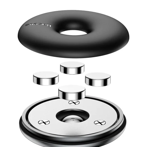 Baseus Star Ring univerzális mágneses autós telefontartó fekete - 5