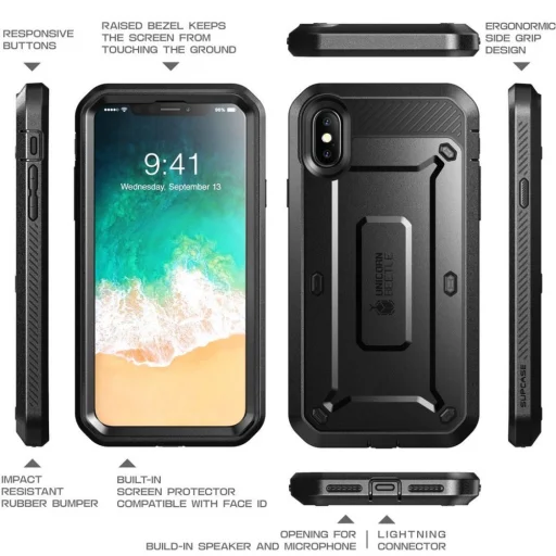 Supcase Unicorn Beetle Pro tok iPhone X/XS fekete - 7