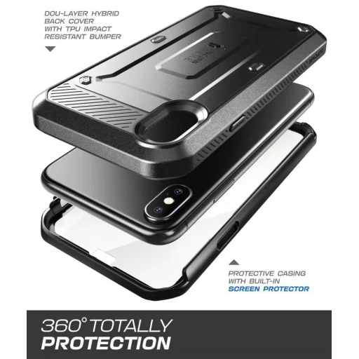Supcase Unicorn Beetle Pro tok iPhone X/XS fekete - 3