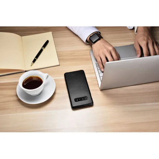 iCarer Vintage Samsung S10 fekete - 10