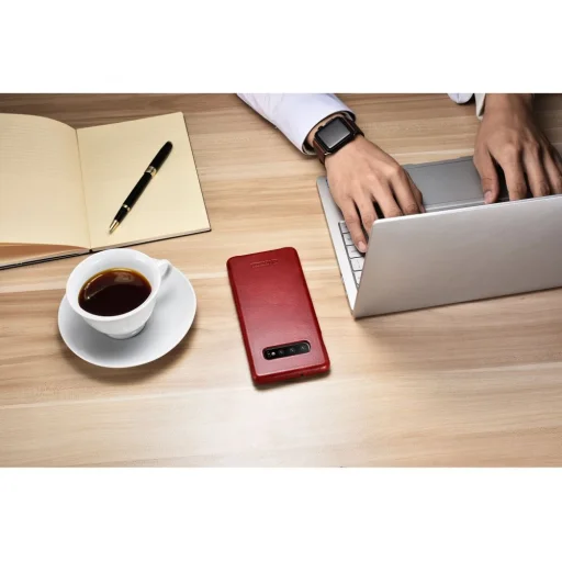 iCarer Vintage Samsung S10 piros - 10