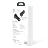 Baseus univerzális autós szivargyújtós töltő 2 USB aljzattal piros színben - 7