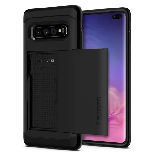 SPIGEN Slim armor CS tok Samsung S10 Plus fekete - 1
