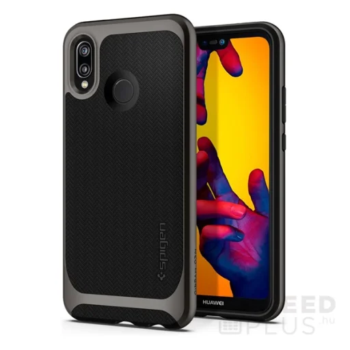 SPIGEN Neo Hybrid TPU tok PC kerettel Huawei P20 Lite gunmetal színben - 1