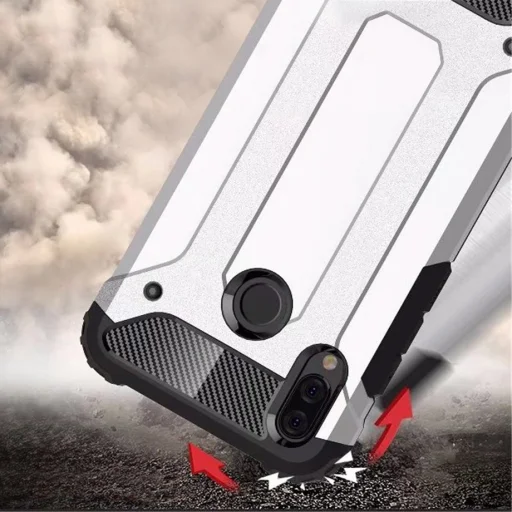 Hybrid armor tok Huawei P20 Lite ezüst - 4