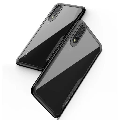 IPAKY Survival gél tok fokozott védelemmel Huawei P20 Lite fekete színben - 9