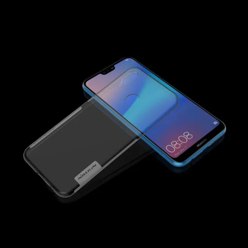 Nillkin Nature ultravékony áttetsző TPU tok Huawei P20 Lite szürke színben - 7