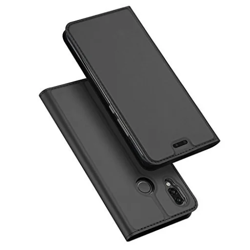 DUXDUCIS SKINPRO Huawei P20 Lite szürke flip tok - 1