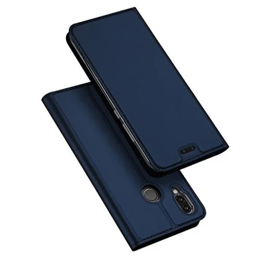 DUXDUCIS SKINPRO Huawei P20 Lite kék flip tok - 1