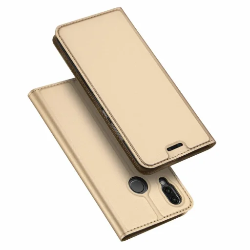 DUXDUCIS SKINPRO Huawei P20 Lite arany flip tok - 1