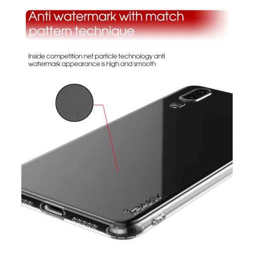 IPAKY Effort TPU tok és kijelzővédő Huawei P20 Lite áttetsző kialakításban - 14