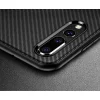 iPaky Carbon Fiber flexibilis TPU tok Huawei P20 Lite fekete thumbnail