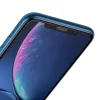 Baseus 3D kijelzővédő 9H Anti-Blue Light üvegfólia hangszóró védelemmel iPhone XR/11 fekete thumbnail