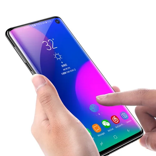 Baseus kijelzővédő PET fólia Samsung S10 fekete - 12