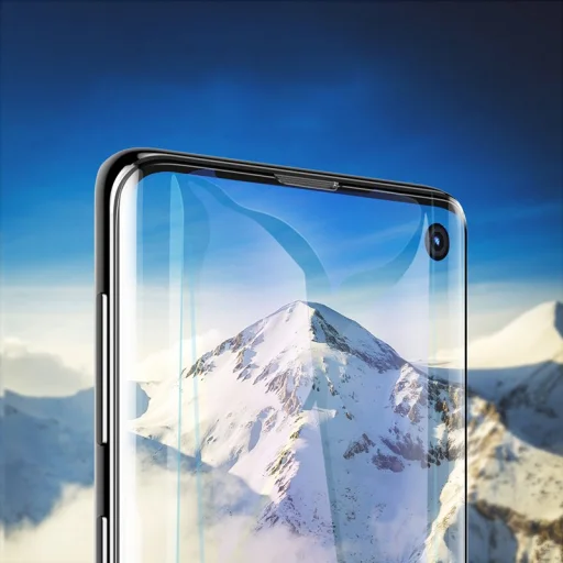 Baseus kijelzővédő PET fólia Samsung S10 fekete - 2