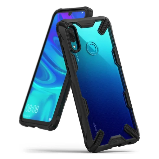 Ringke Fusion X PC tok TPU kerettel Huawei P SMart 2019 fekete - 1