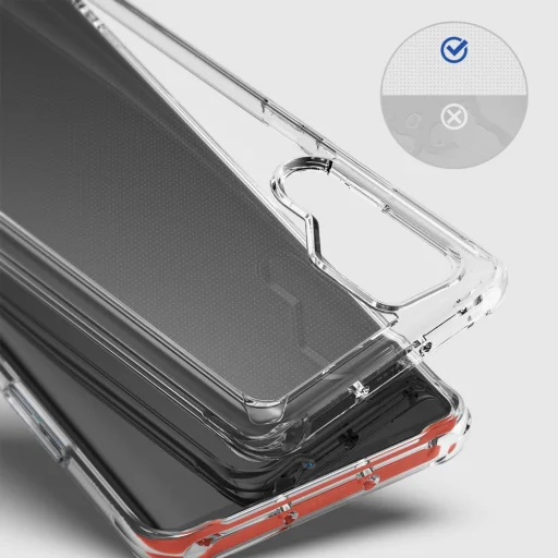 Ringke Fusion PC tok TPU kerettel Huawei P30 Pro áttetsző - 3