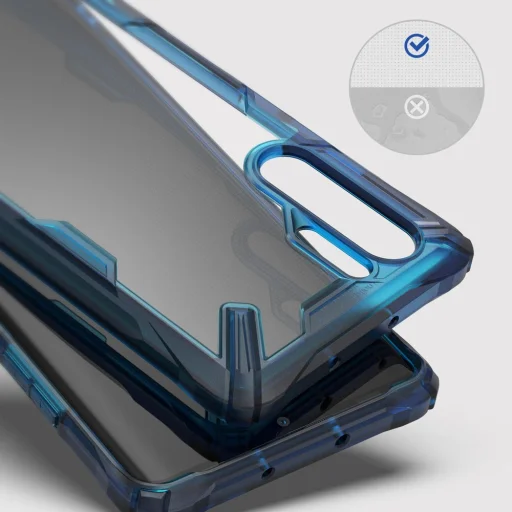 Ringke Fusion X PC tok TPU kerettel Huawei P30 Pro fekete színben (FXHW0015) - 7