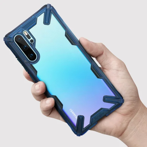 Ringke Fusion X PC tok TPU kerettel Huawei P30 Pro fekete színben (FXHW0015) - 8