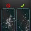 Huawei P Smart 2019 Ringke Invisible Defender ID 0.33 mm 9H kijelzővédő üvegfólia fekete - 7