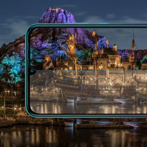 Huawei P Smart 2019 Ringke Invisible Defender ID 0.33 mm 9H kijelzővédő üvegfólia fekete - 9