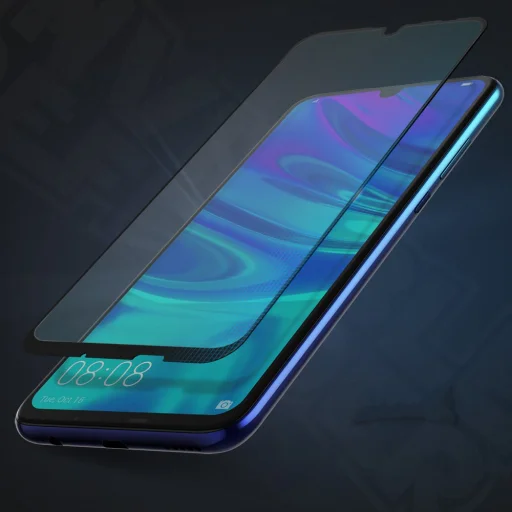 Huawei P Smart 2019 Ringke Invisible Defender ID 0.33 mm 9H kijelzővédő üvegfólia fekete - 5