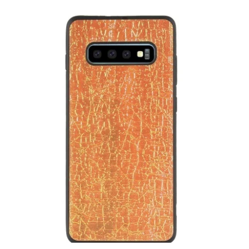 Flexibilis szilikon tok Samsung S10 arany - 1