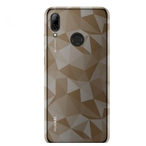 3D mintás szilikon tok Huawei P Smart 2019 füstszínű - 1