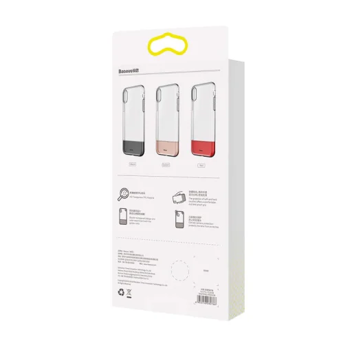 iPhone XS MAX Baseus Half2Half tok arany/átlátszó  - 7