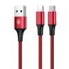 Baseus Rapid 2in1 micro USB/ Lightning kábel 1,2 m 3A piros - 5
