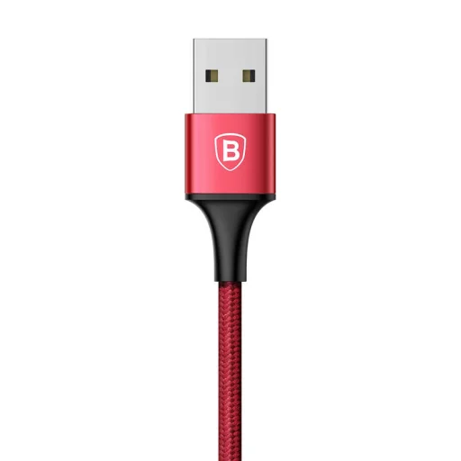 Baseus Rapid 2in1 micro USB/ Lightning kábel 1,2 m 3A piros - 2