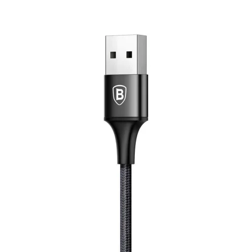 Baseus Rapid 2in1 USB Type-C/ Micro USB kábel 1,2 m 3A fekete (CAMT-ASU01) - 4