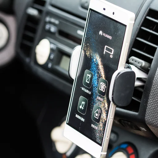 Univerzális szellőzőre erősíthető telefontartó fehér színben - 6