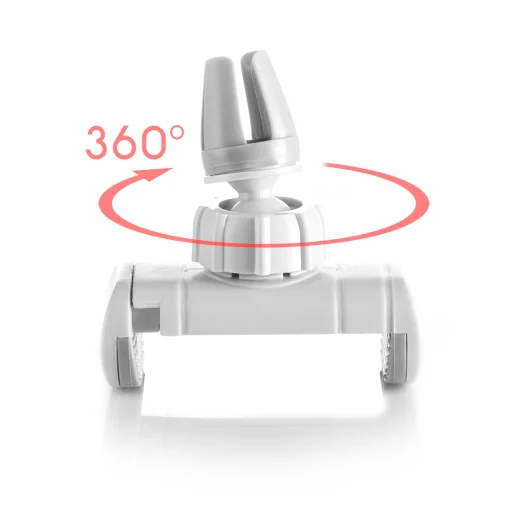 Univerzális szellőzőre erősíthető telefontartó fehér színben - 4