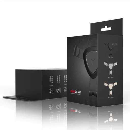 Iron Claw Garvity univerzális szellőzőre rögzíthető autós telefontartó arany színben - 15