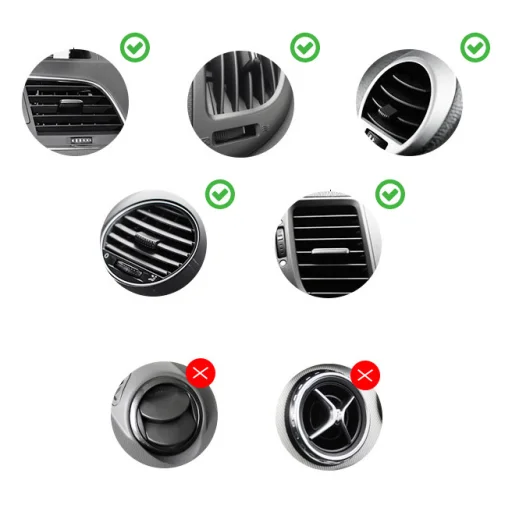 Iron Claw Garvity univerzális szellőzőre rögzíthető autós telefontartó arany színben - 6