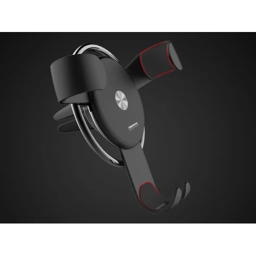 Remax Steering Wheel Gravity szellőzőre rögzíthető univerzális autós tartó ezüst - 7