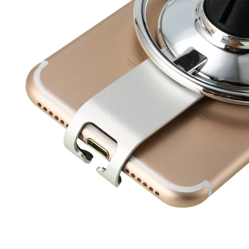 Remax Steering Wheel Gravity szellőzőre rögzíthető univerzális autós tartó ezüst - 3