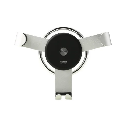 Remax Steering Wheel Gravity szellőzőre rögzíthető univerzális autós tartó ezüst - 1