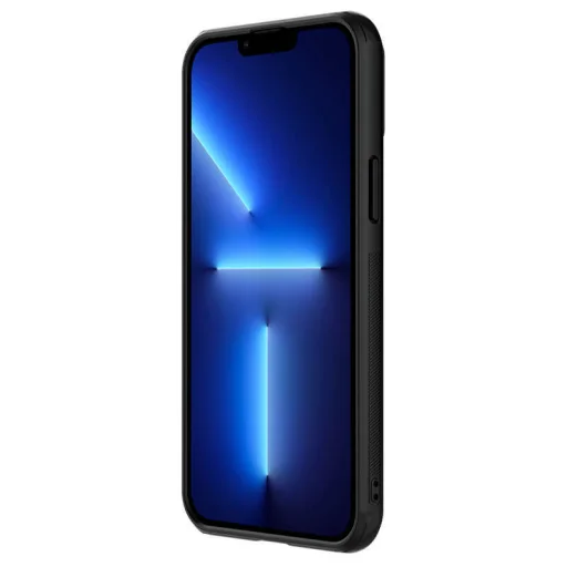 iPhone 13 Pro Max Nillkin CamShield Leather tok fekete - 3